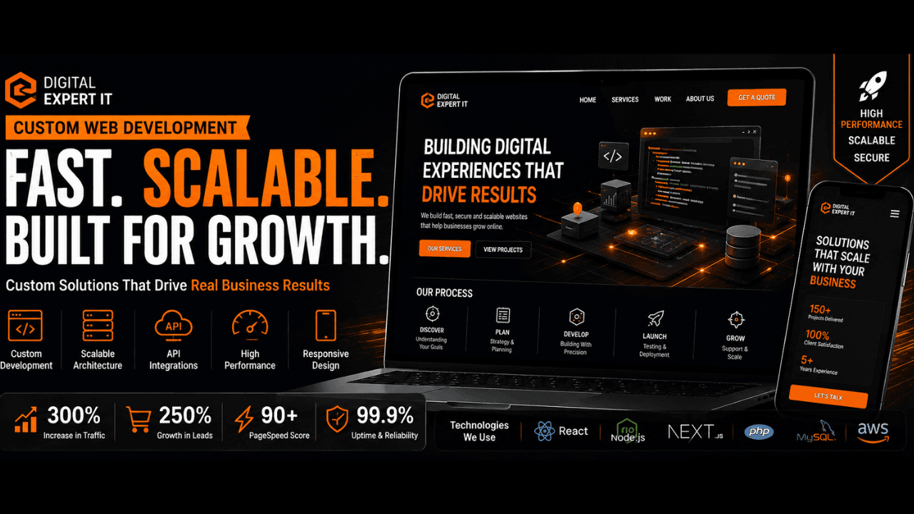 Custom Web Development Built For Modern Business Growth