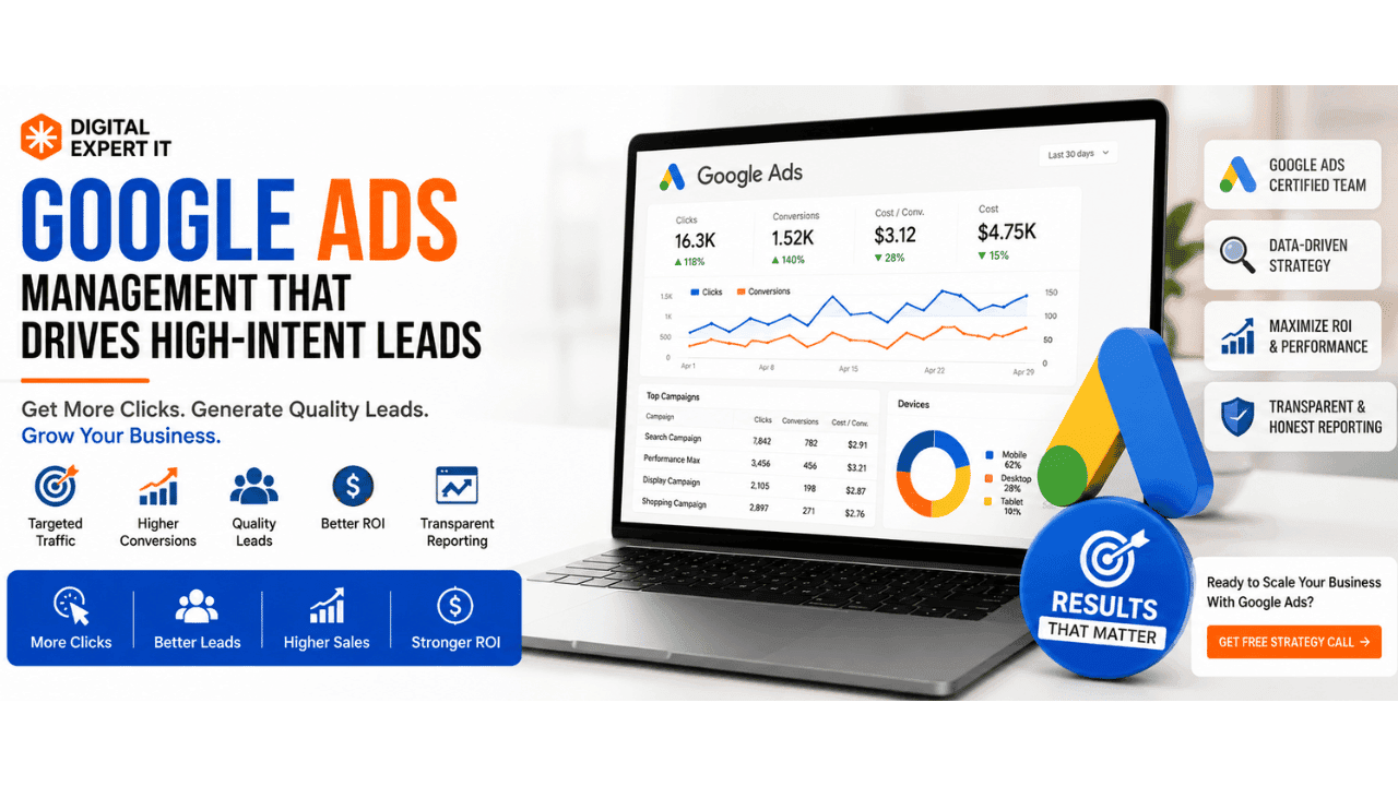 Google Ads Management That Drives High-Intent Leads