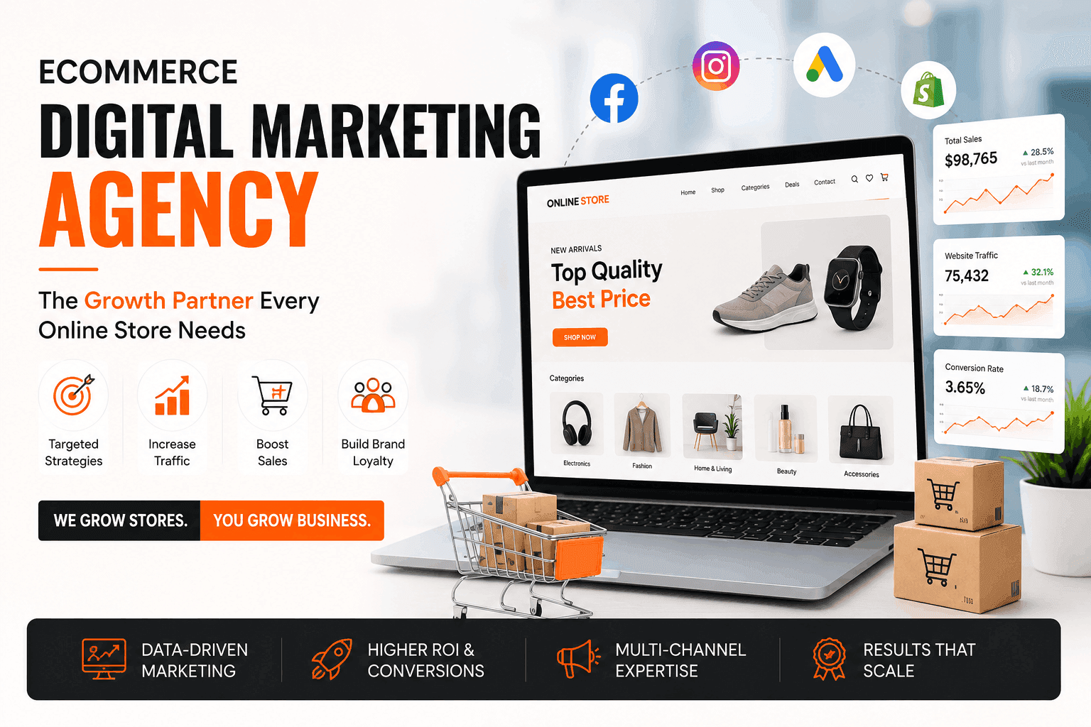 Ecommerce Digital Marketing Agency: The Growth Partner Every Online Store Needs
