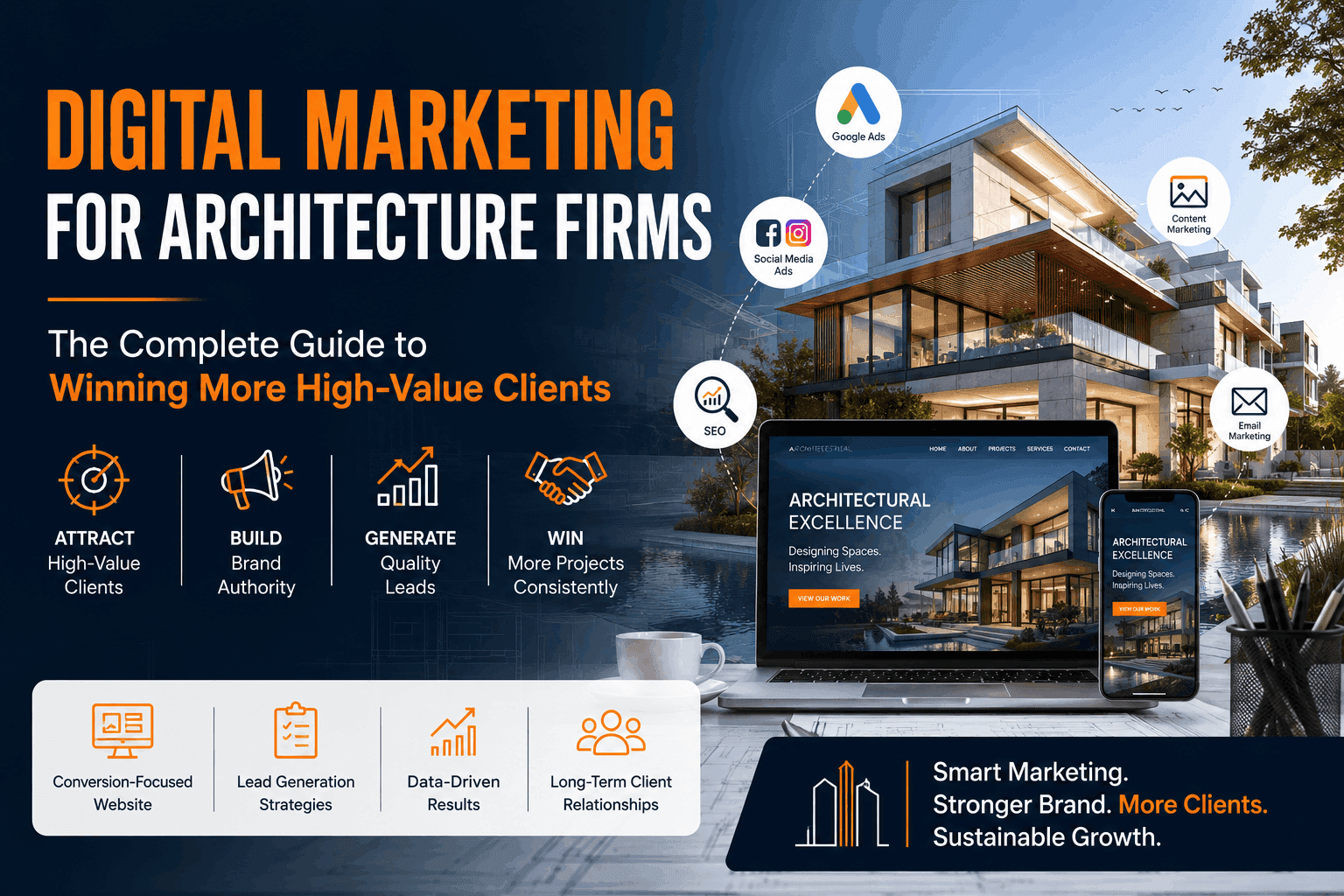 Digital Marketing for Architecture Firms: The Complete Guide to Winning More High-Value Clients