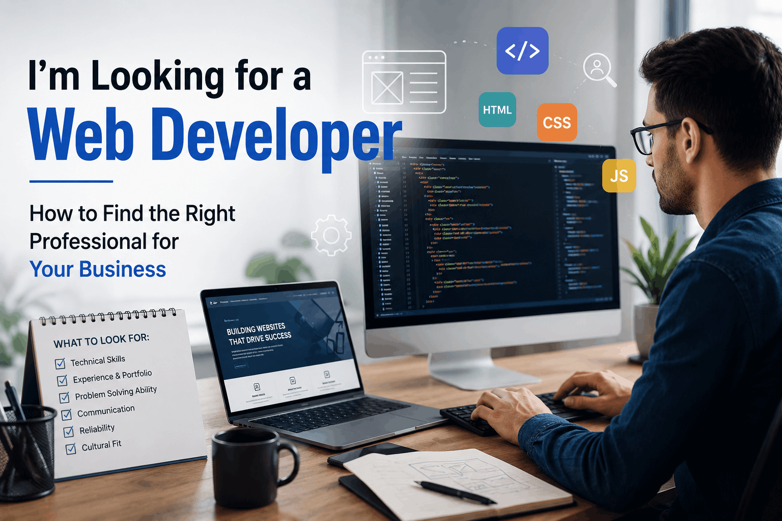 I’m Looking for a Web Developer: How to Find the Right Professional for Your Business