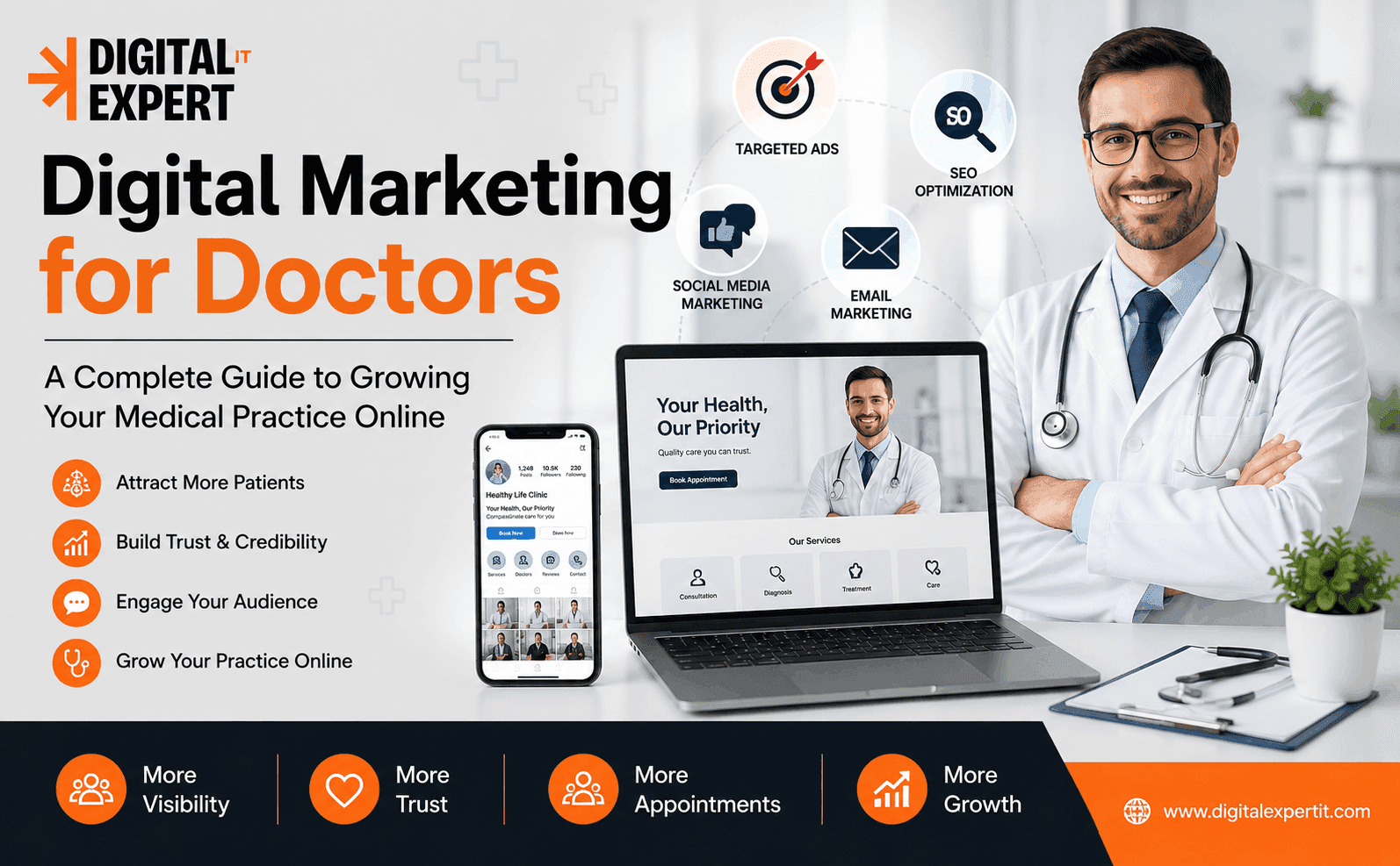 Digital Marketing for Doctors: A Complete Guide to Growing Your Medical Practice Online