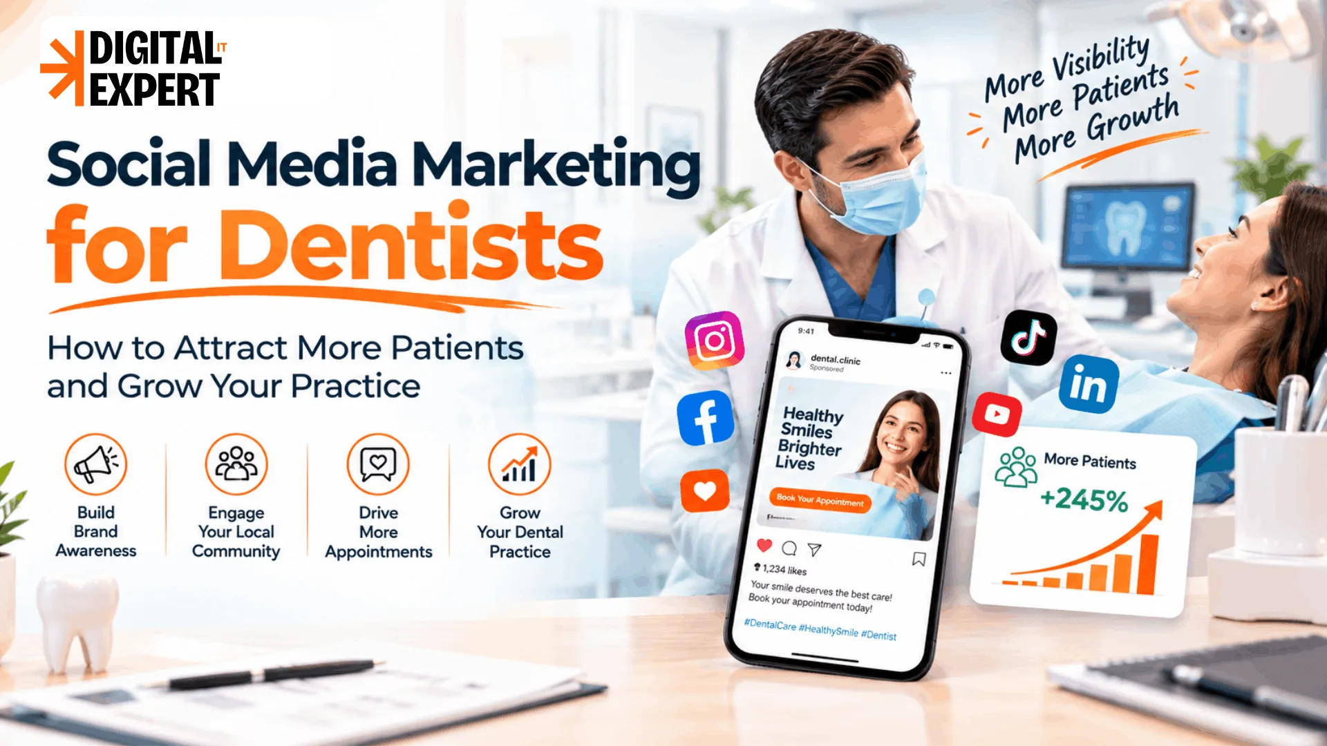 Social Media Marketing for Dentists: How to Attract More Patients and Grow Your Practice