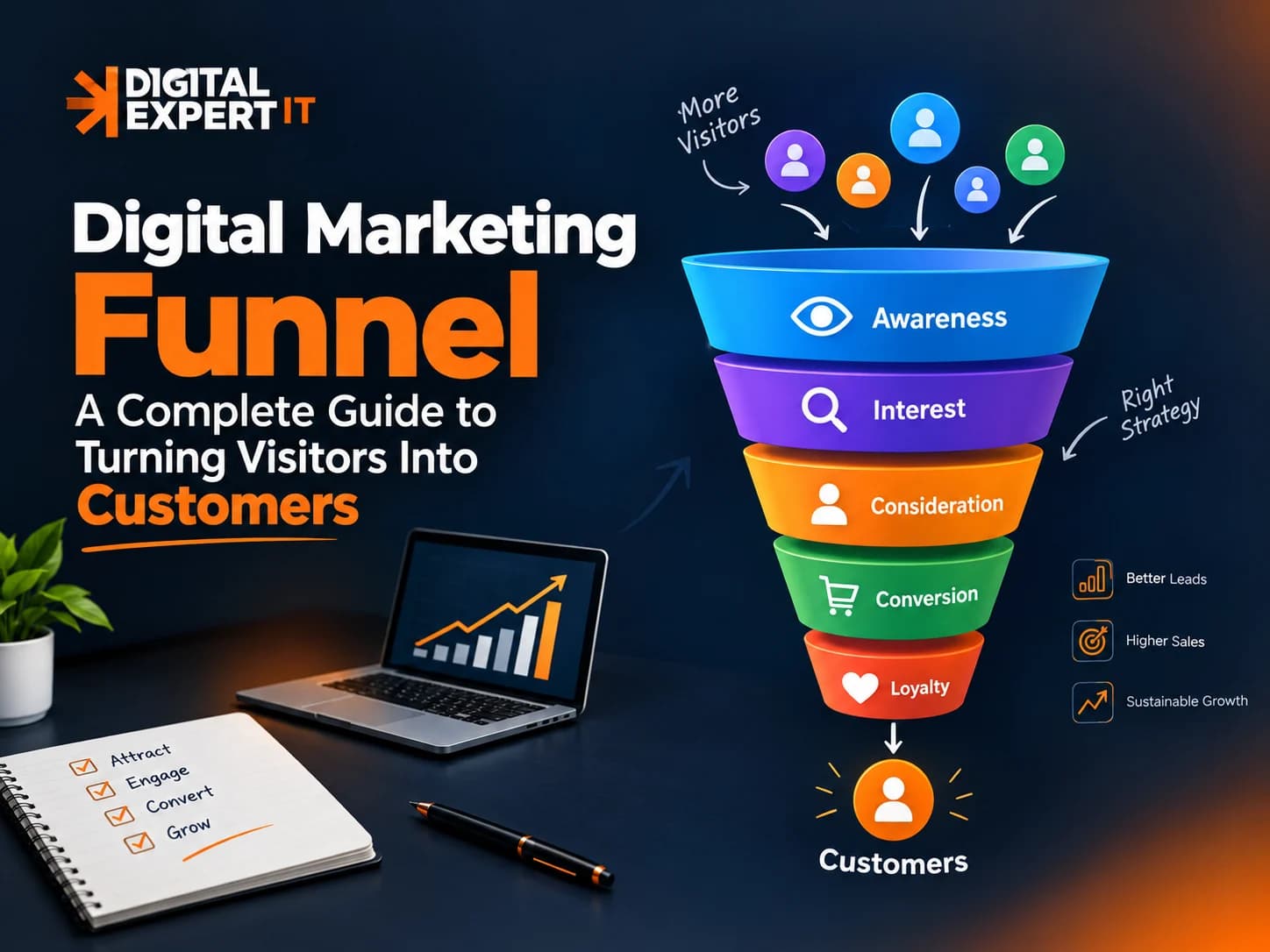 Digital Marketing Funnel: A Complete Guide to Turning Visitors Into Customers