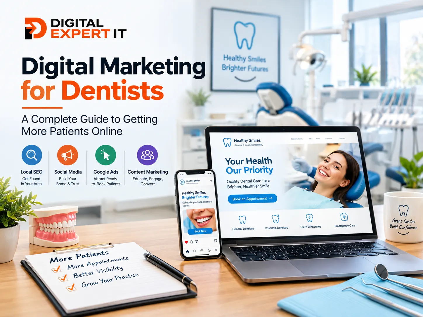 Digital Marketing for Dentists: A Complete Guide to Getting More Patients Online