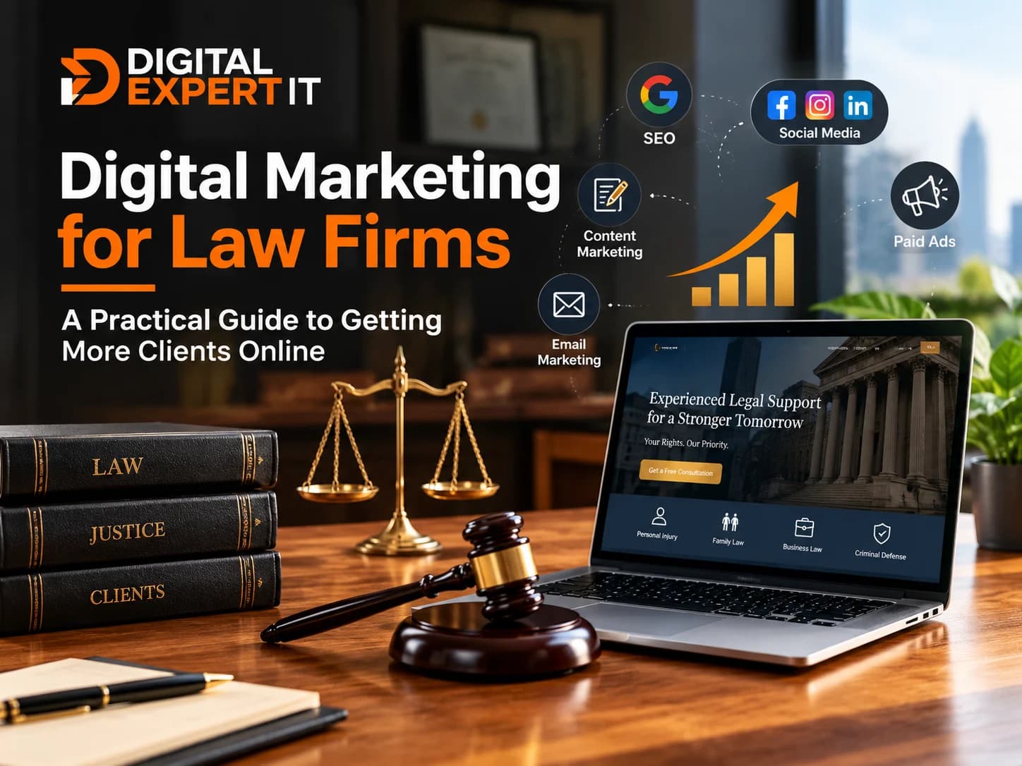 Digital Marketing for Law Firms: A Practical Guide to Getting More Clients Online
