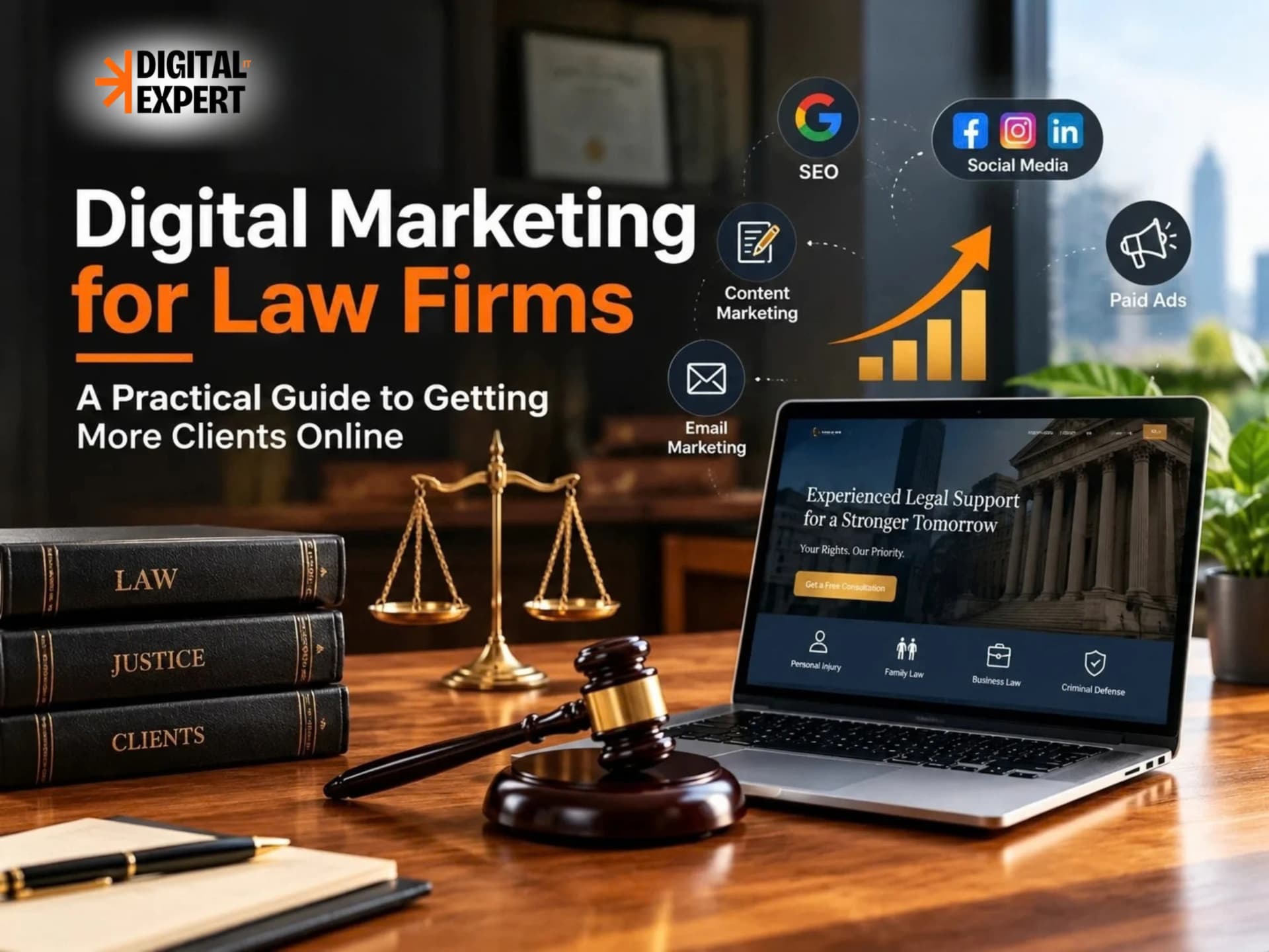 Digital Marketing for Law Firms: A Practical Guide to Getting More Clients Online