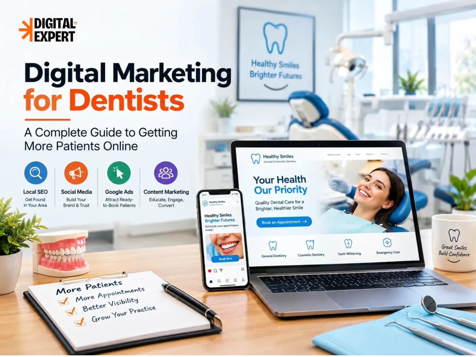 Digital Marketing for Dentists: A Complete Guide to Getting More Patients Online