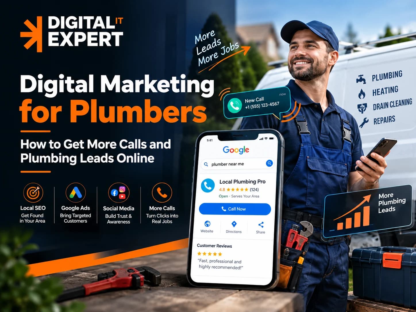 Digital Marketing for Plumbers: How to Get More Calls and Plumbing Leads Online