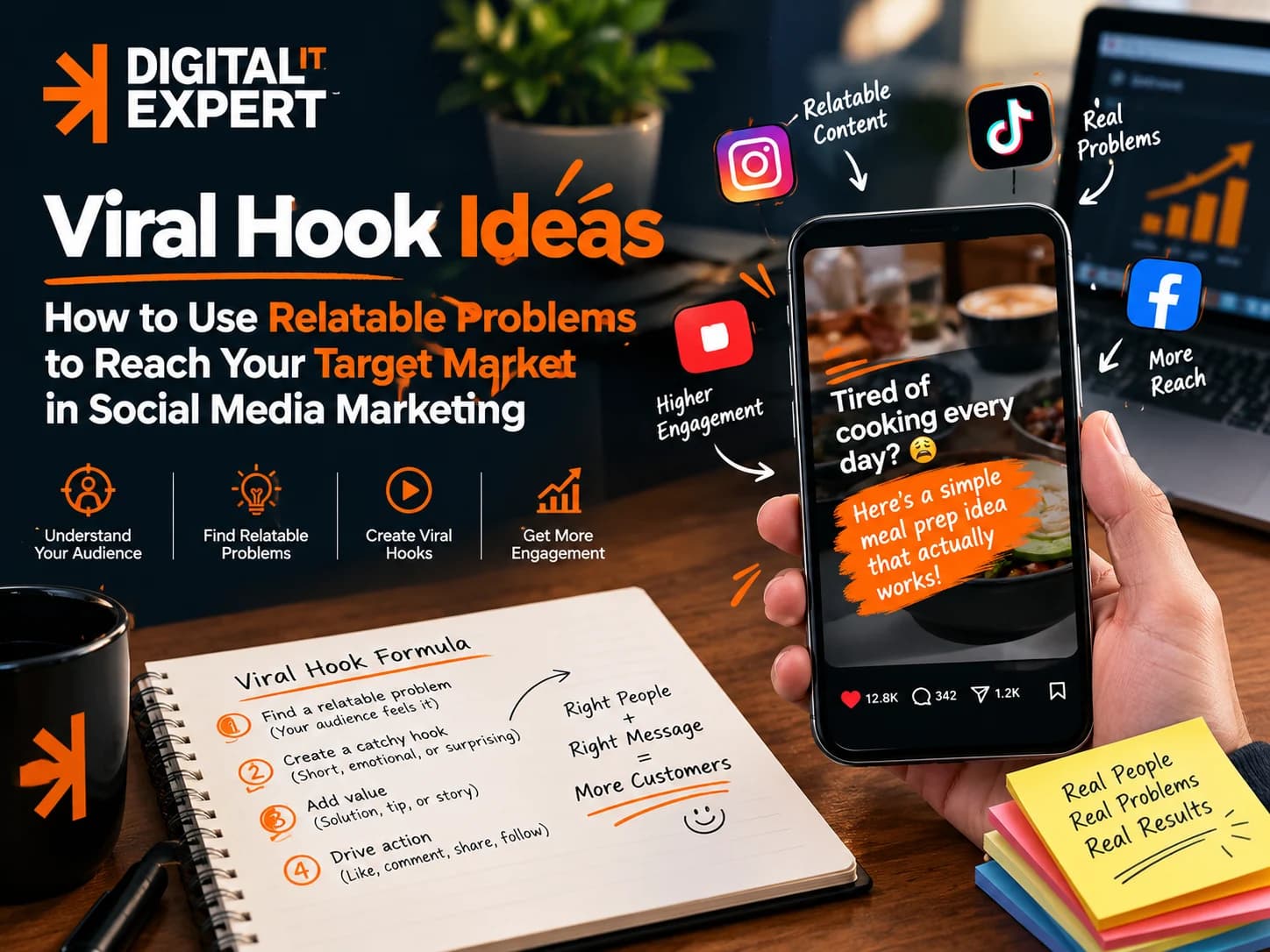 Viral Hook Ideas: How to Use Relatable Problems to Reach Your Target Market in Social Media Marketing