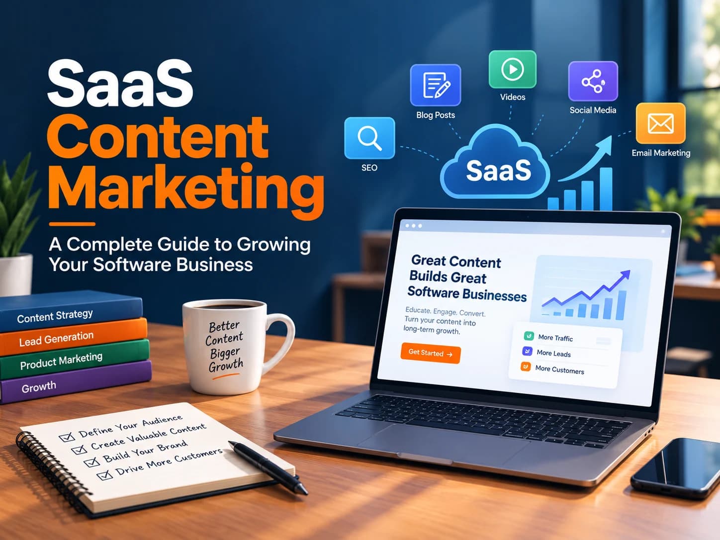 SaaS Content Marketing: A Complete Guide to Growing Your Software Business